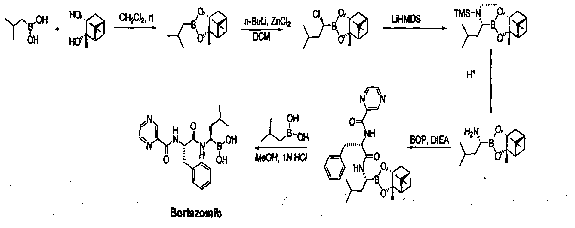 Improved method of bortezomib process