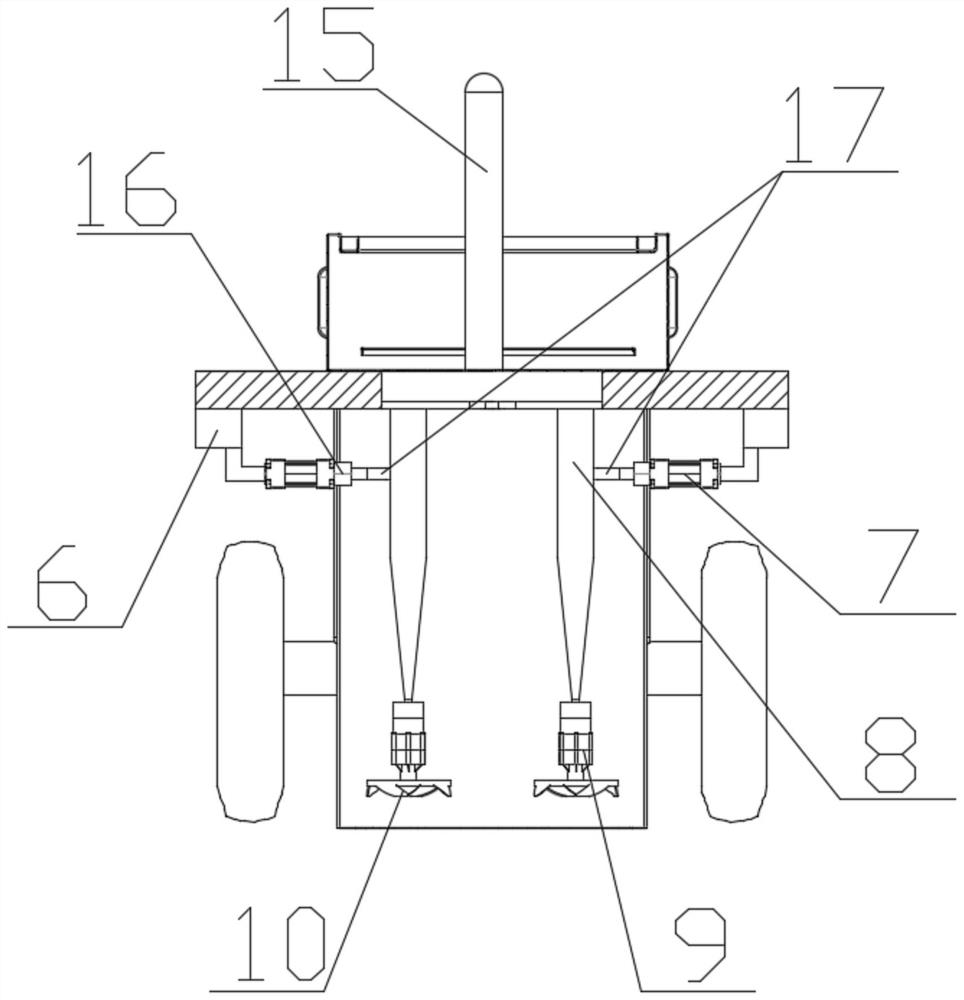 In-row real-time mechanical weeding equipment and weeding method