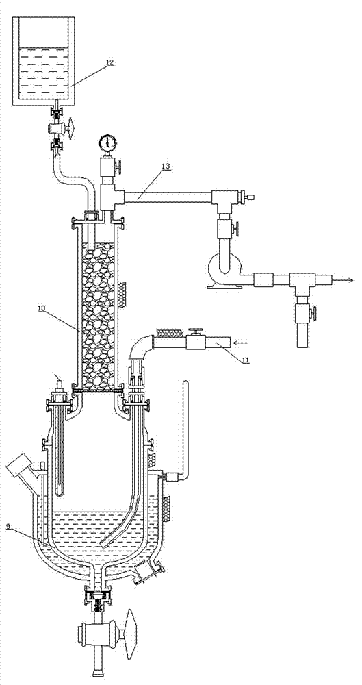 Method for extracting nicotine through steam distillation and acid absorption