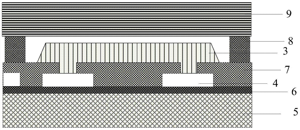 Method for detecting water oxygen transmission rate of backplane and packaging structure