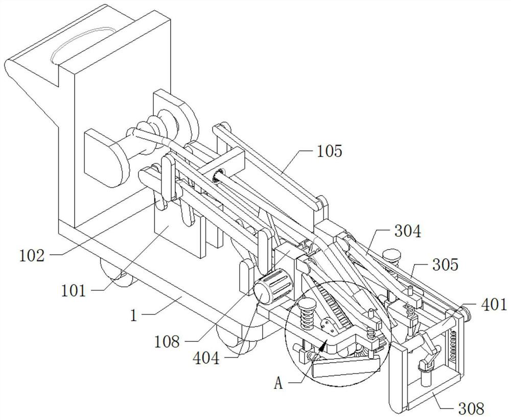 Automatic wire burying device for water conservancy and hydropower engineering