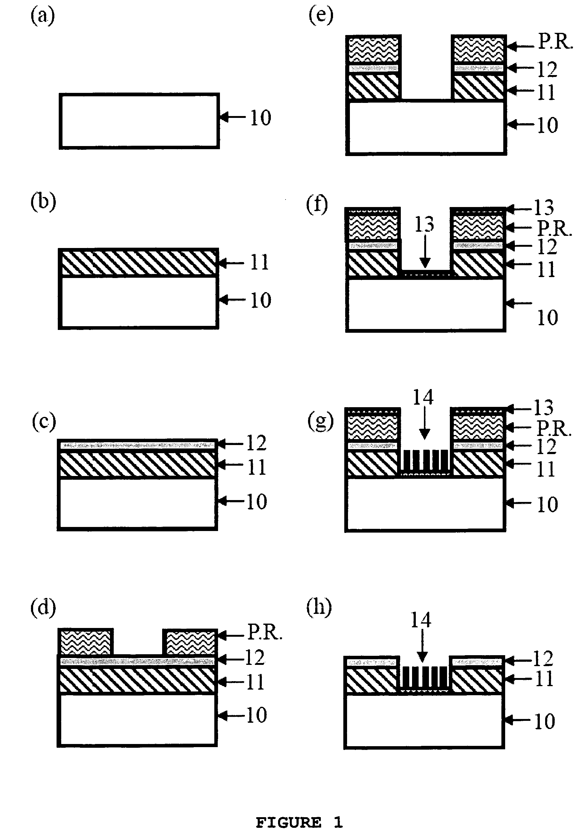 Gate controlled field emission triode and process for fabricating the same