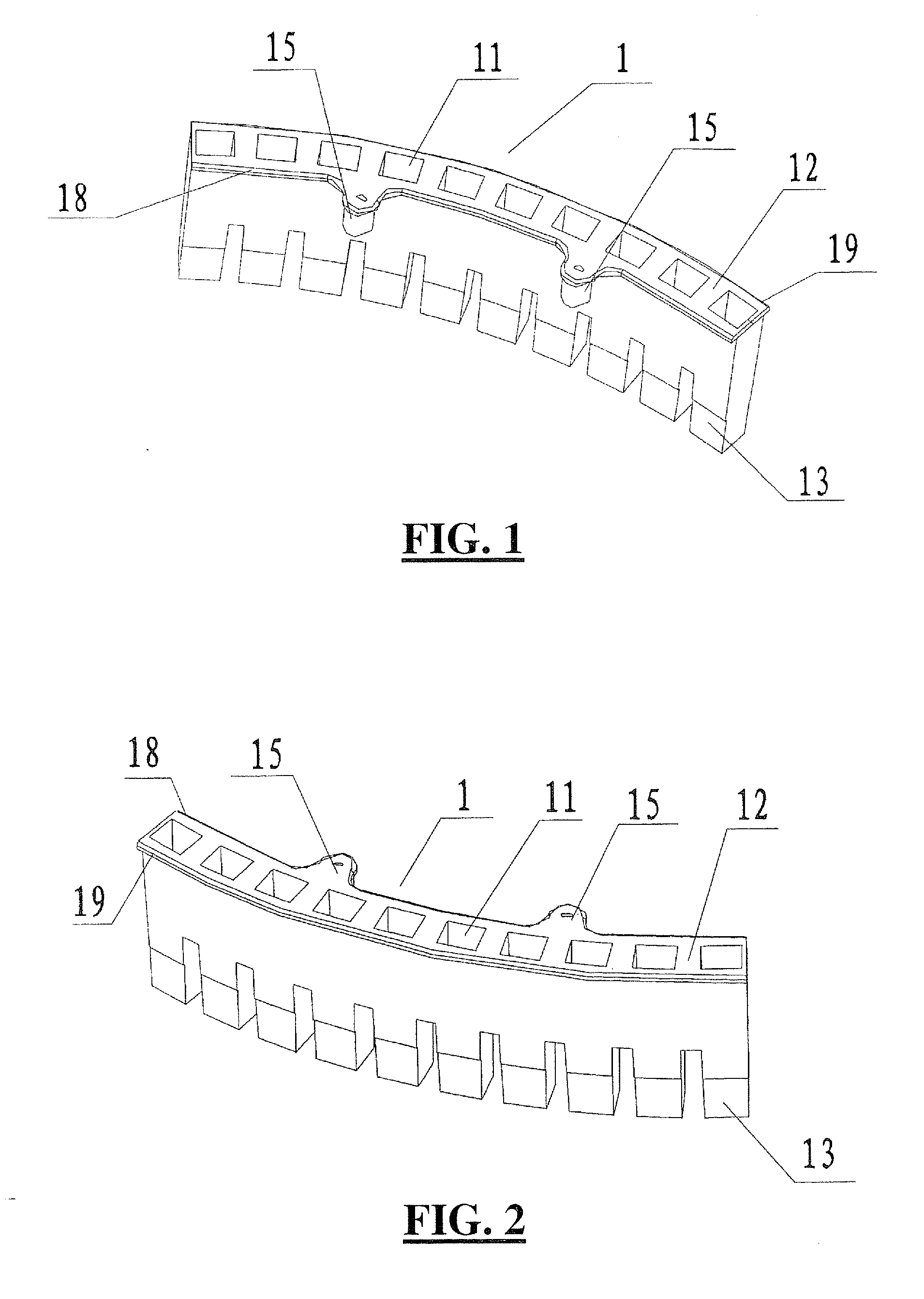 Disposable Reaction Cuvette Segment for Use in Full Automatic Chemistry Analyzers