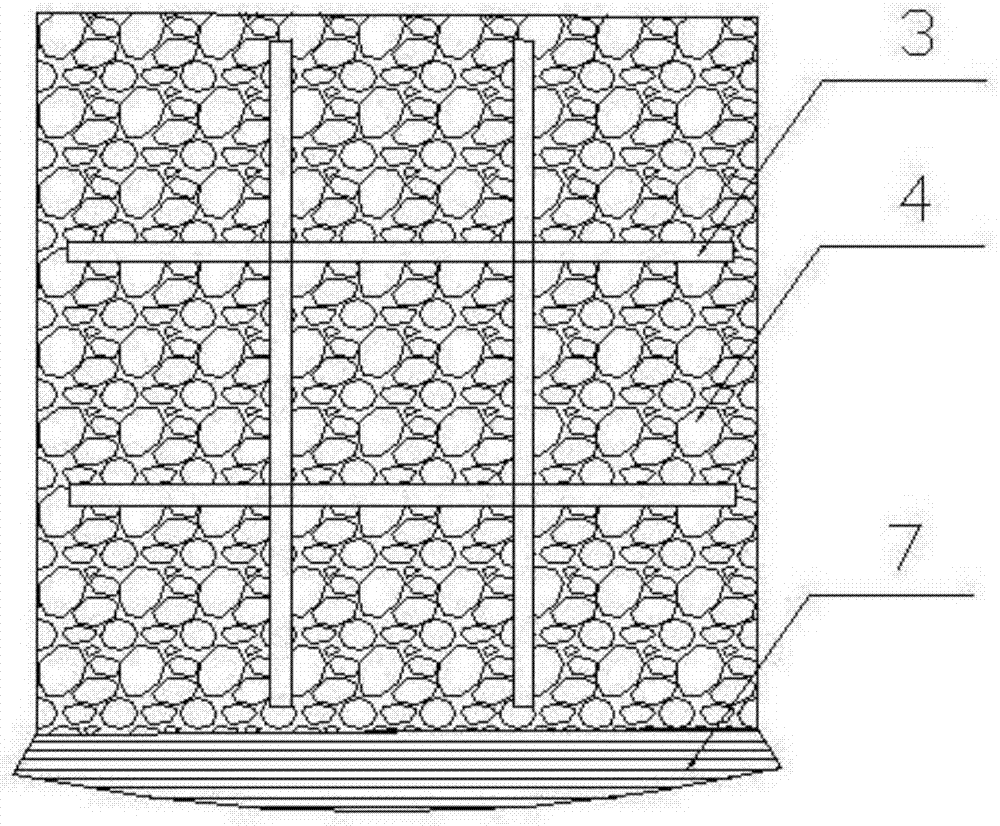 Long-acting regreening method for quarrying exposed mountains