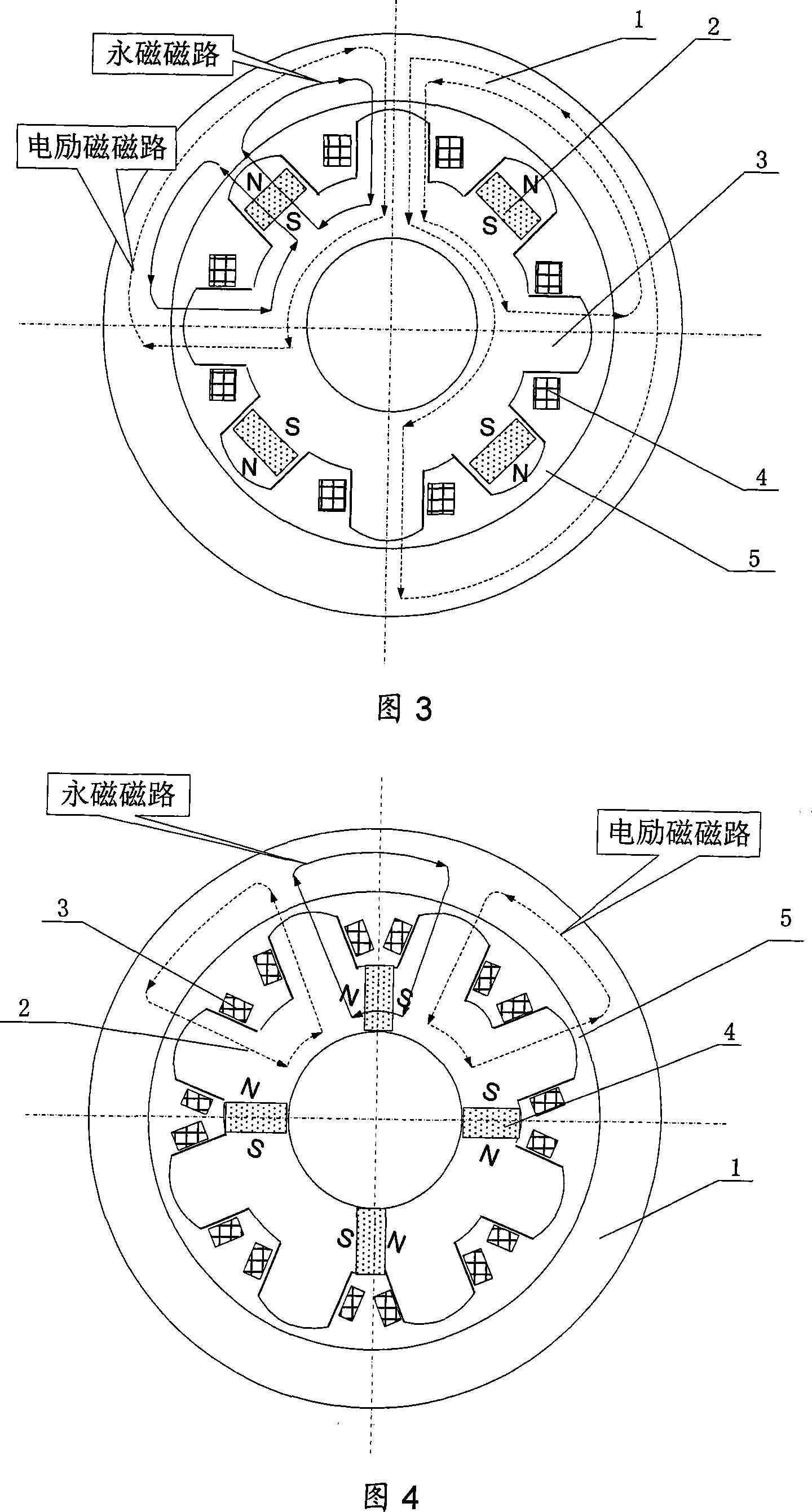 Permanent magnet polarized external rotor radial magnetic bearing