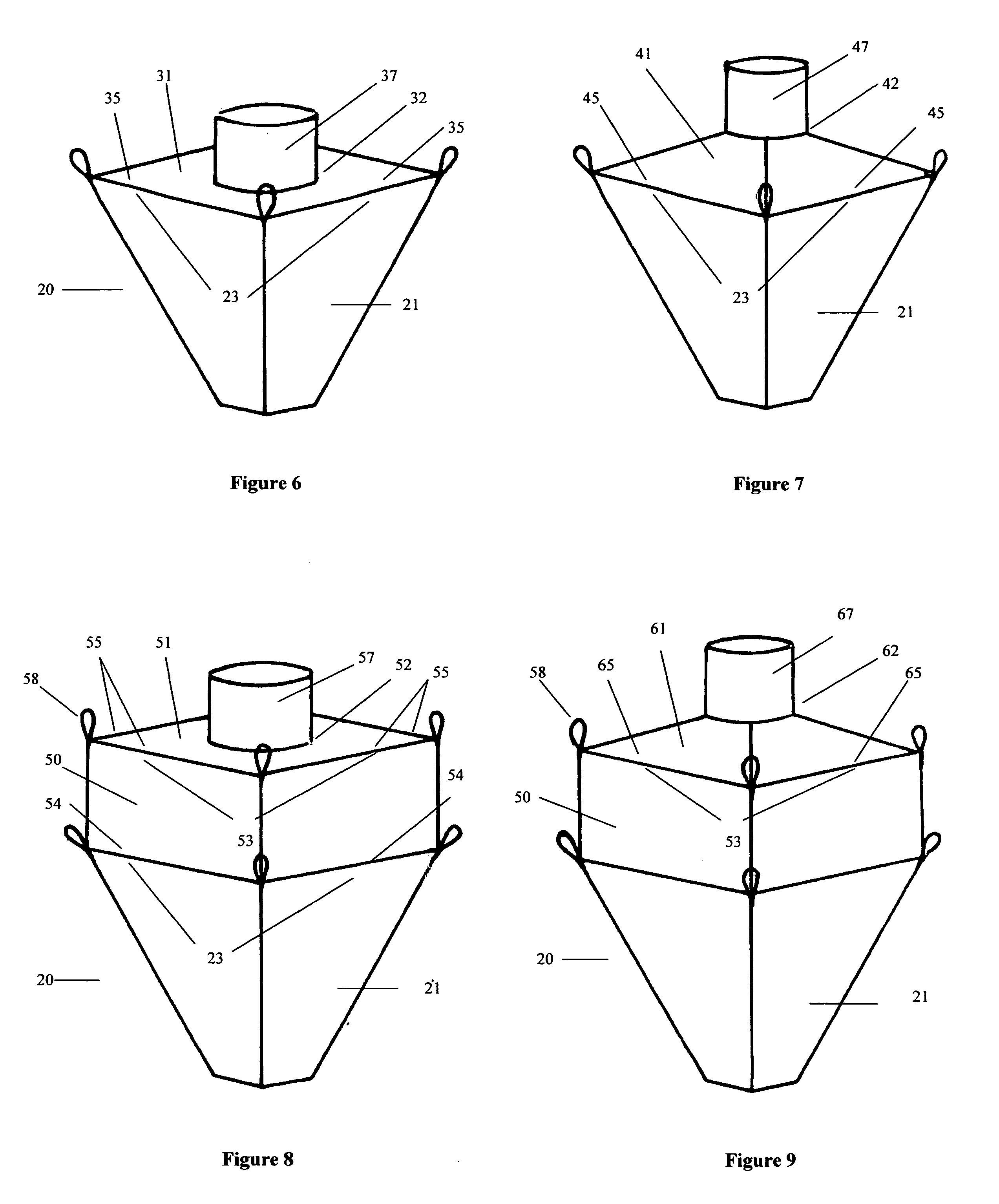 Article of manufacture for a flexible silo