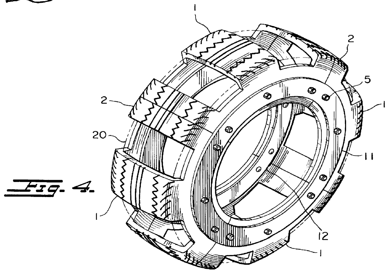 Traction device for tires