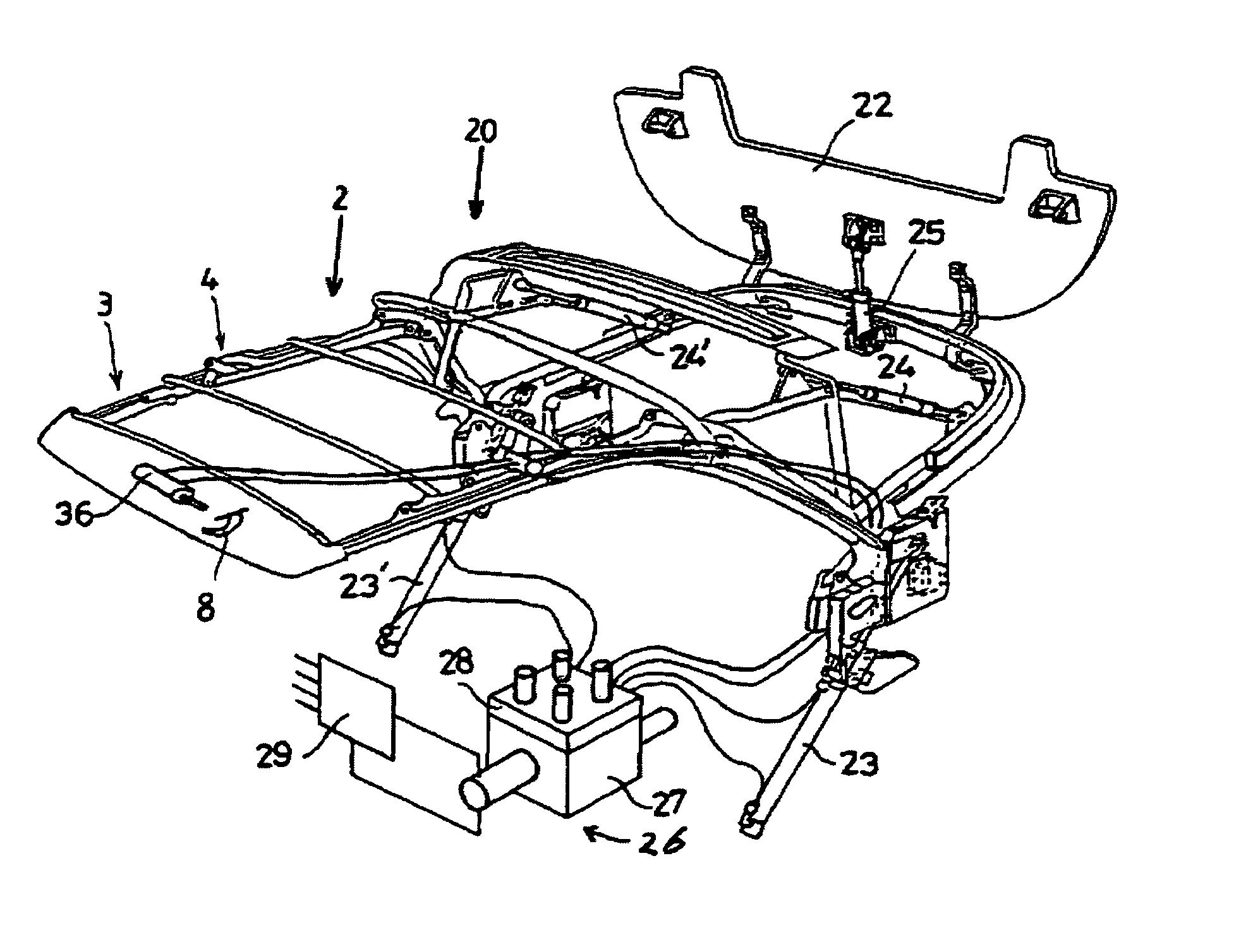 Hydraulic system with a pressure ripple reduction device