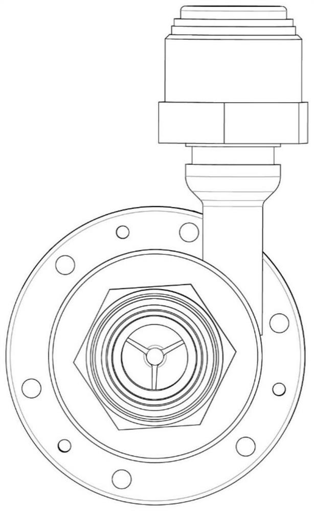 High-efficiency small-flow closed type miniature low-temperature centrifugal pump with inducer