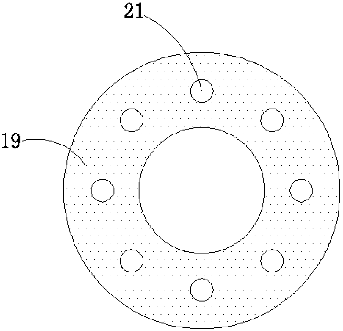 Pneumatic grinding machine for glass inner holes