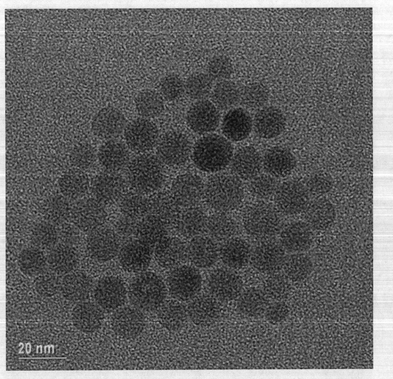 Method for preparing water-soluble rare-earth nanometer particles by super molecular self assembly