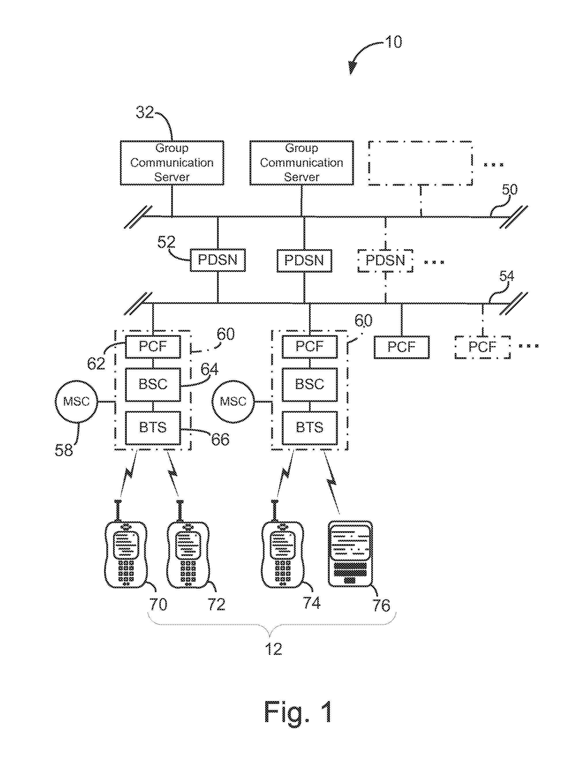 Wireless communication device having deterministic control of foreground access of the user interface