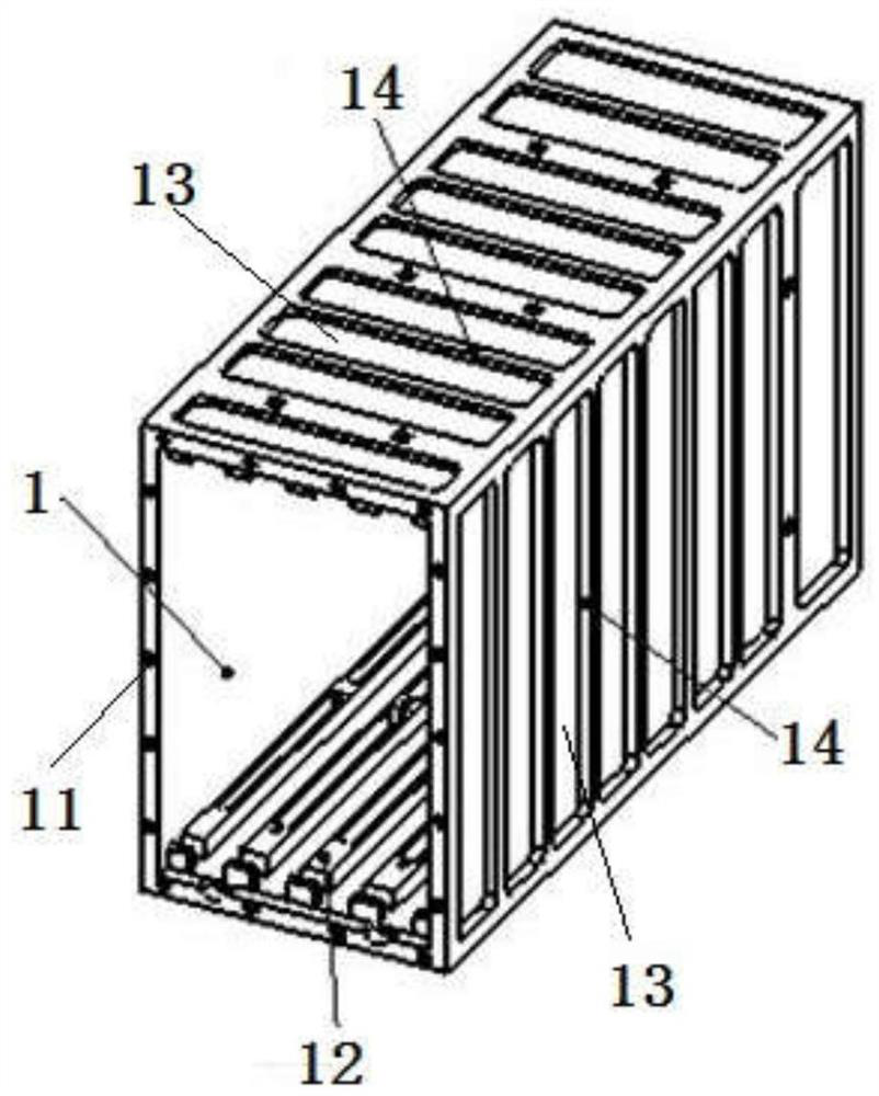 Composite material shielding case