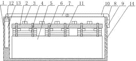 Battery box with fast heat dissipation