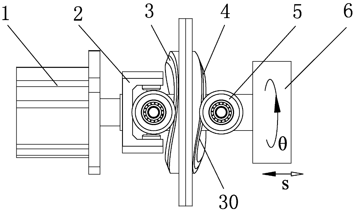 A piston transmission mechanism and a two-dimensional compressor