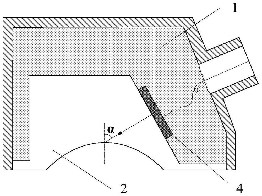 Design method of curved-surface acoustic transmission wedge for circumferential ultrasonic detection of small-diameter pipe