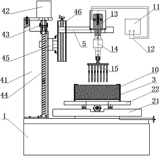 A high-frequency longitudinal-torsion compound vibration sponge group drilling and drilling workbench and its application