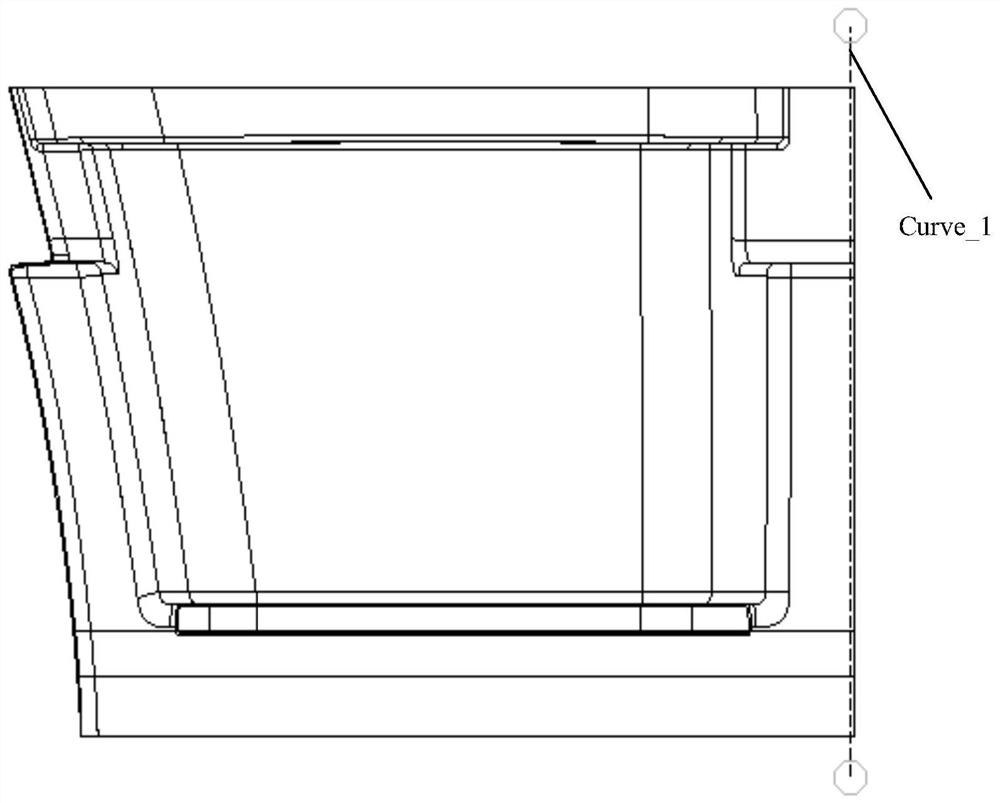 Modeling method, device and equipment for part flanging curved surface and readable storage medium