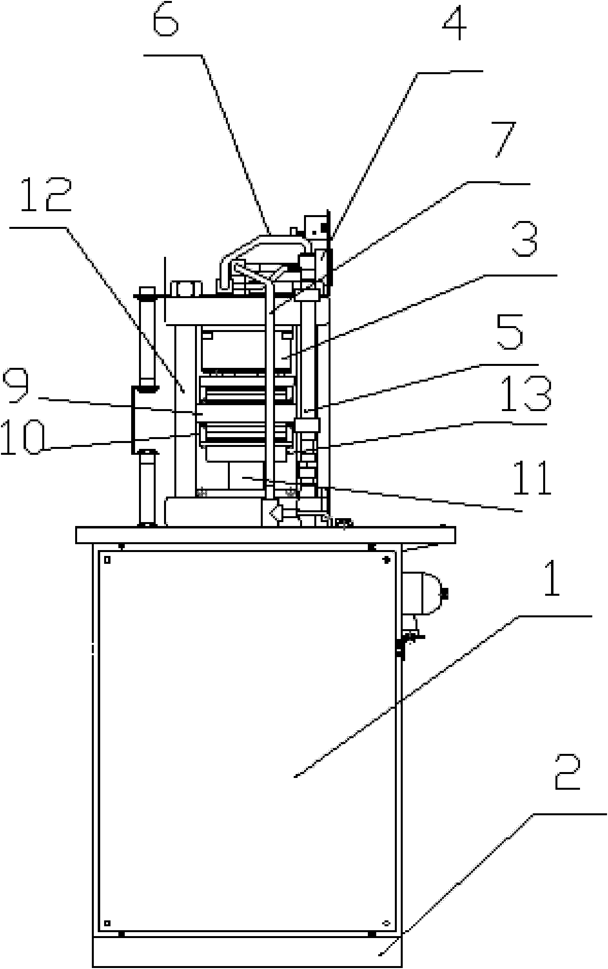 Novel thermal resistance and flow resistance test device for radiator