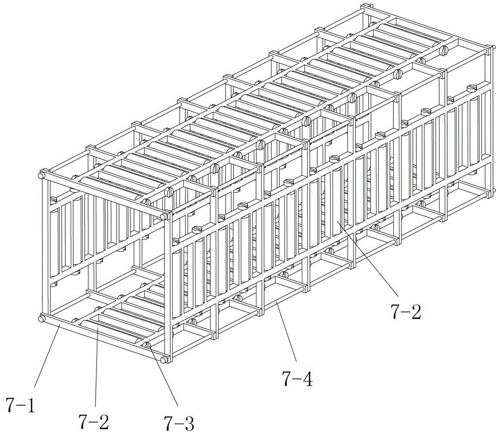 Pin removing floating device for telescopic arm