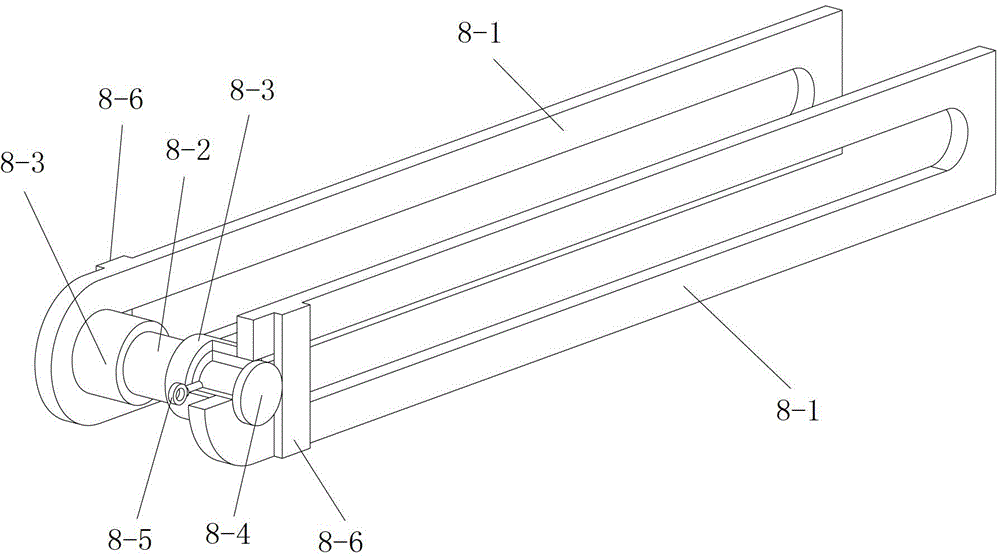 Pin removing floating device for telescopic arm