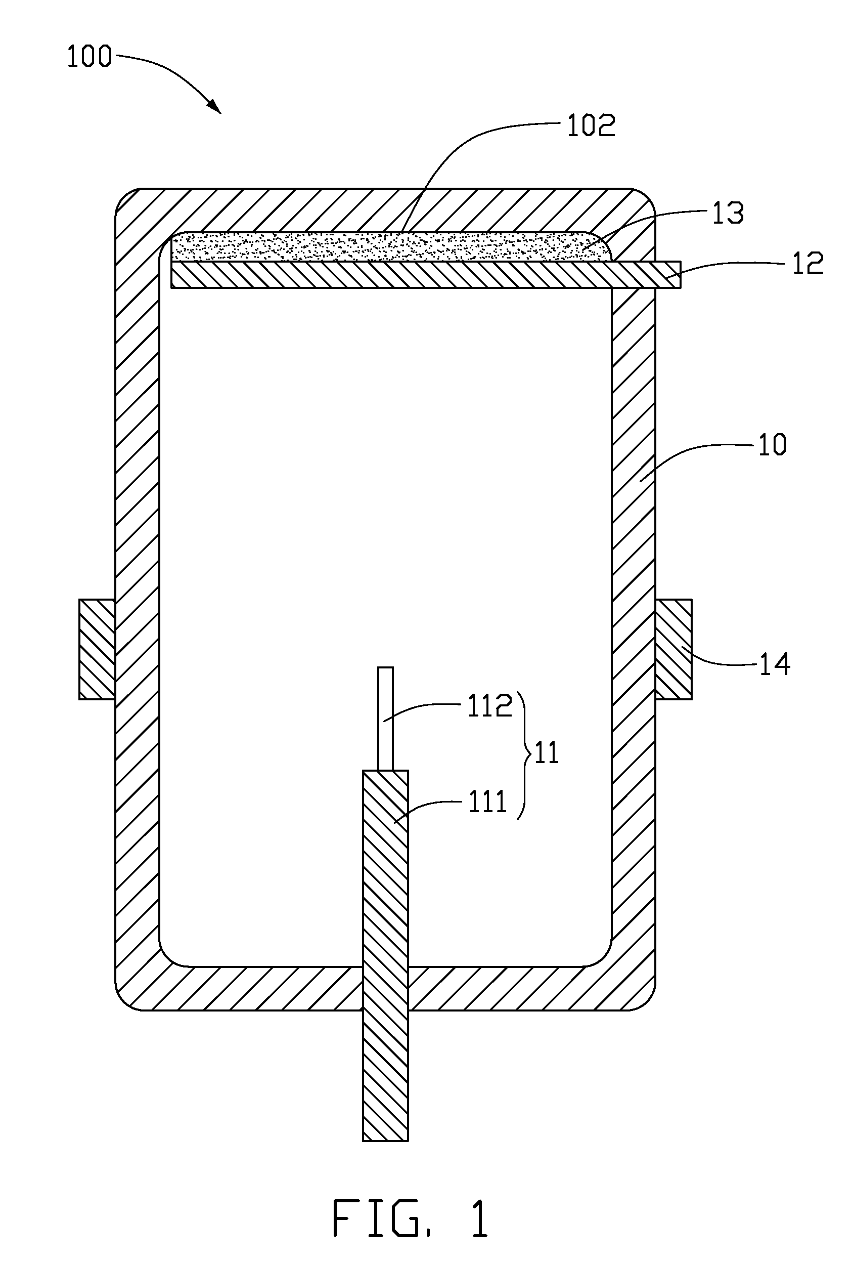 Pixel tube for field-emission display device