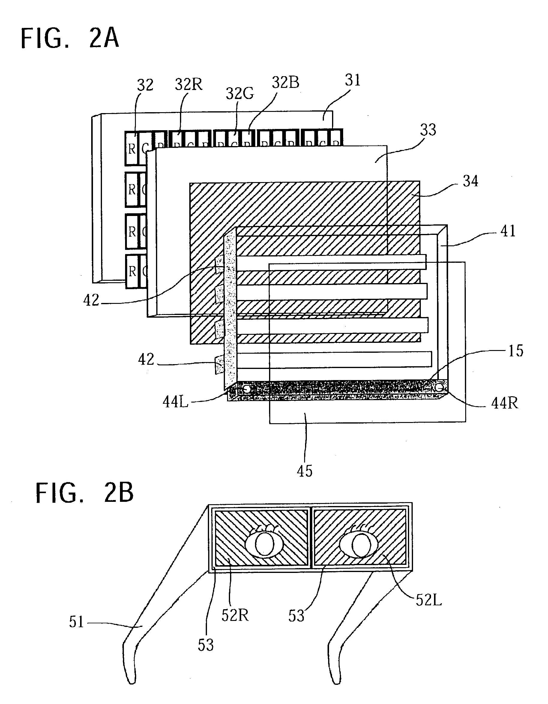 Display device, position adjustment pattern display program, recording medium, polarized glasses, and method of adjusting position of filter of the display device