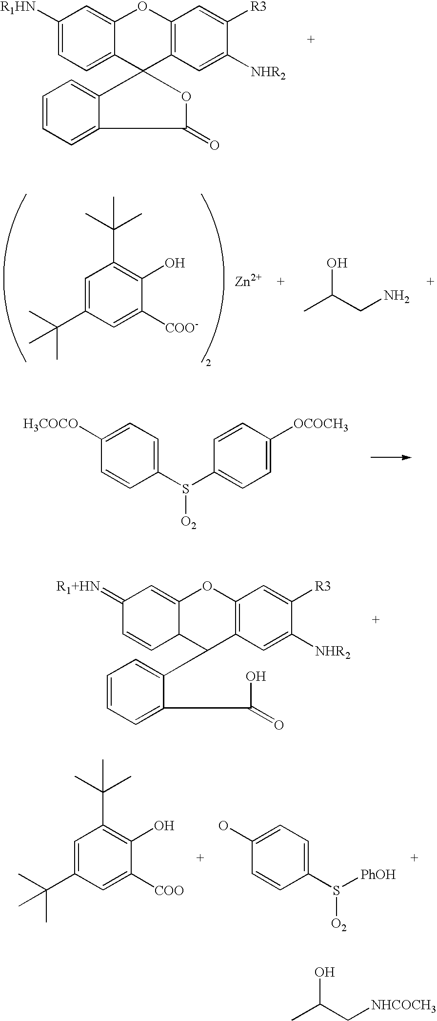Metal salt activators for use in leuco dye compositions