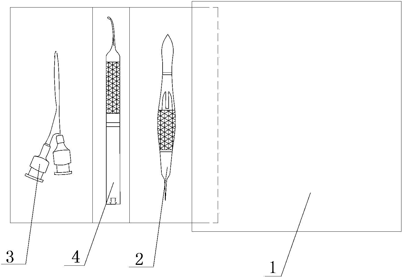 Combined device for carrying out cataract surgery