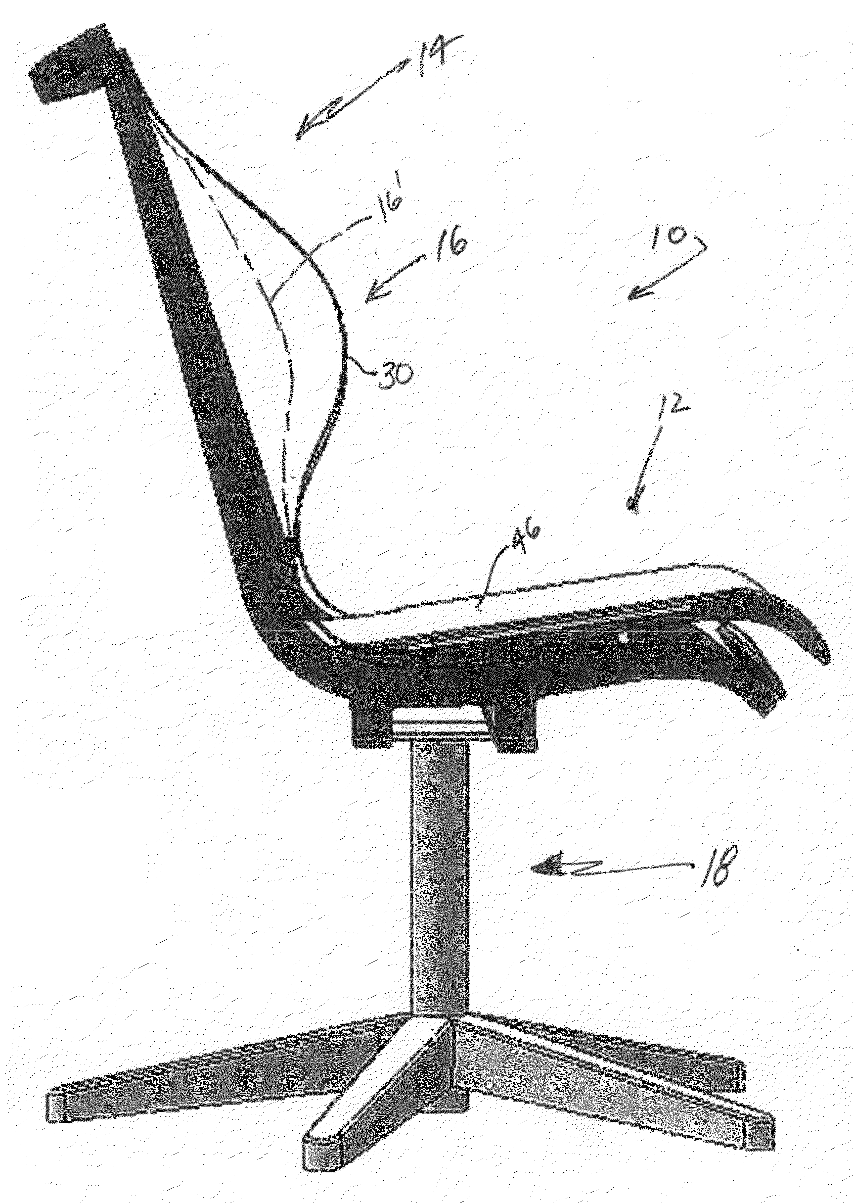 Ergonomic adjustable chair