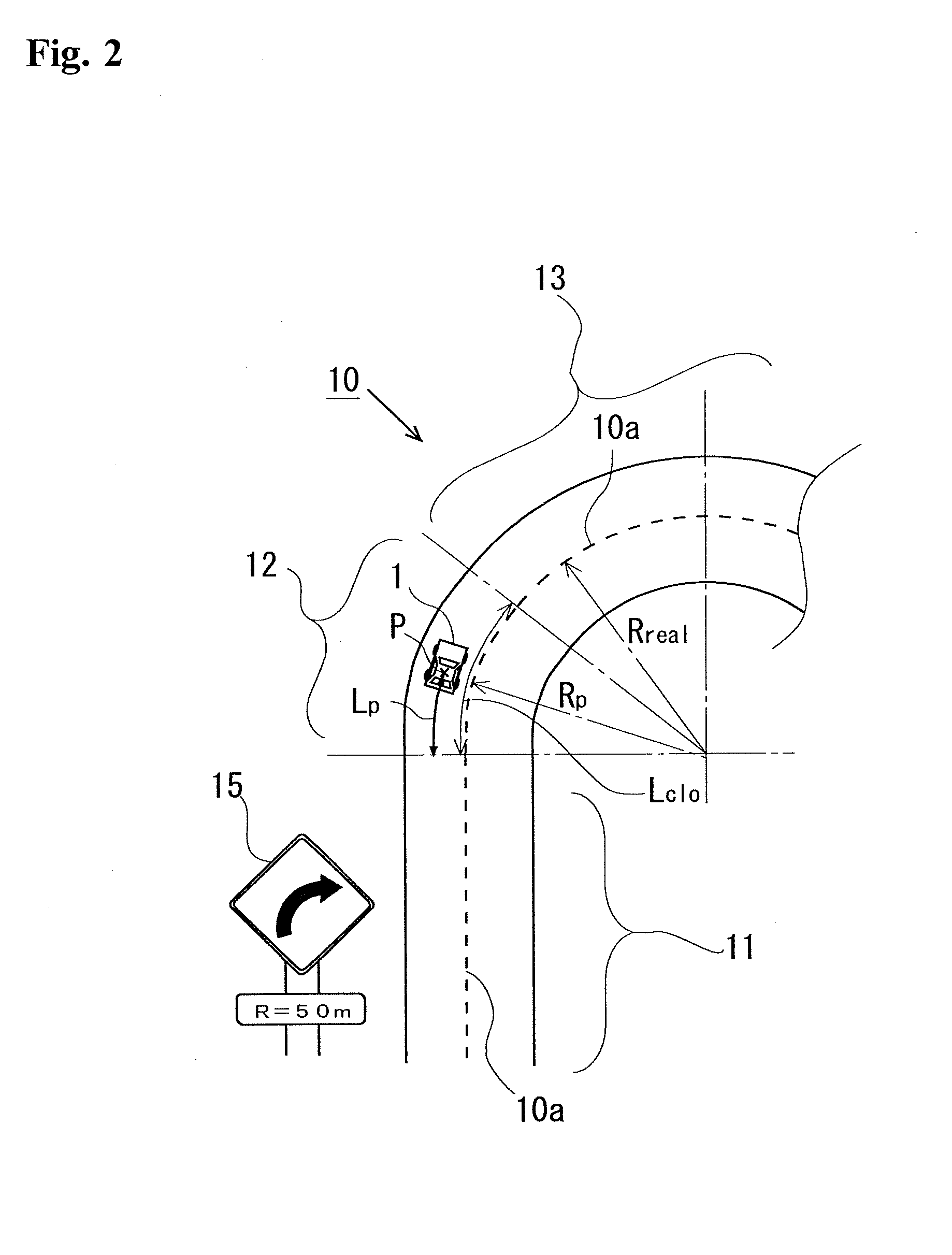 Road shape estimating system