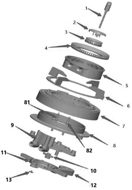 Air curtain ring assembly of combustor