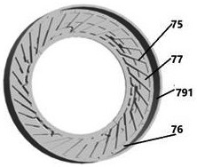 Air curtain ring assembly of combustor