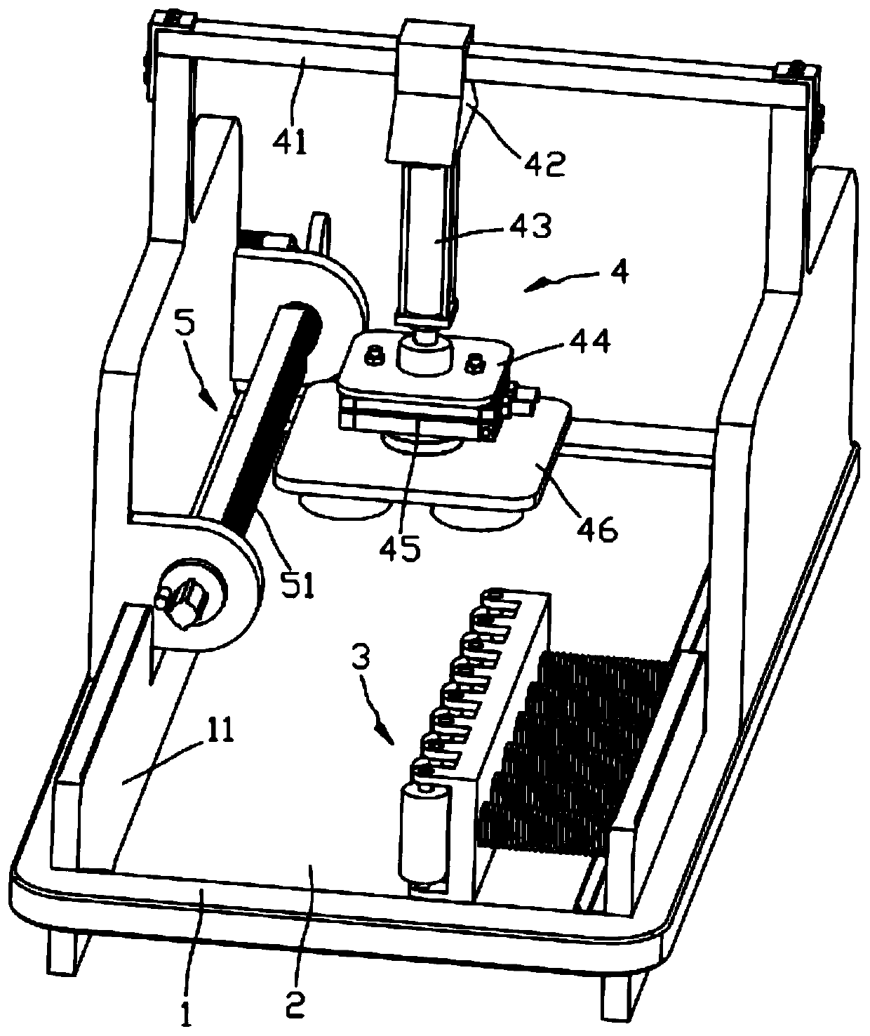 A glass edging device