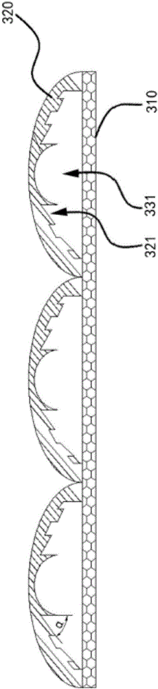 Scattering film and array substrate with same