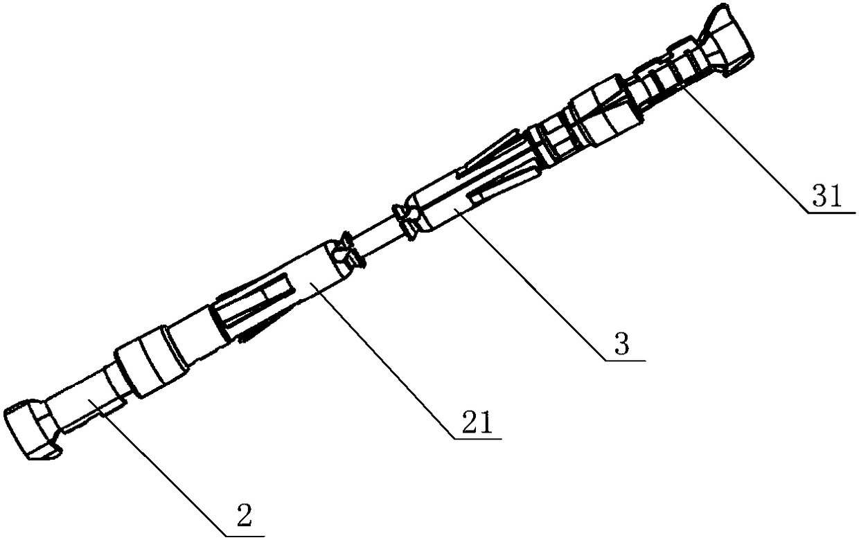 Connection terminal protection sleeve and connector