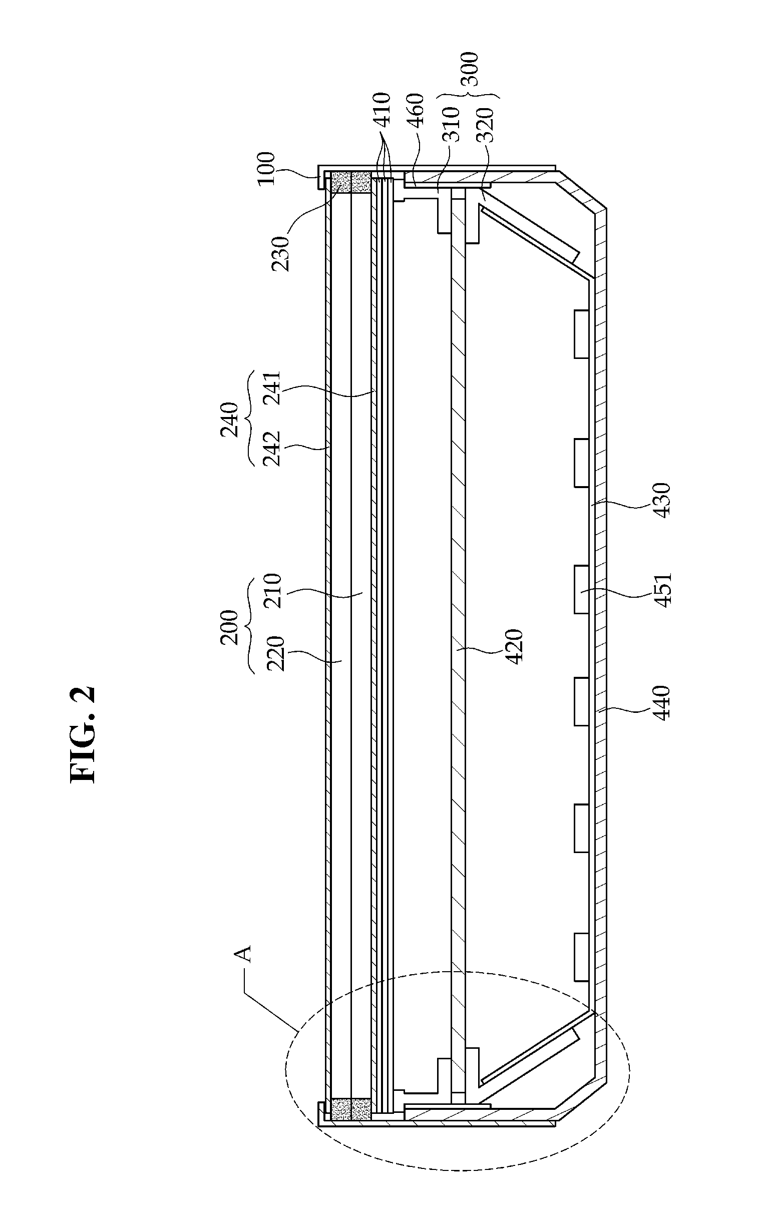 Display device having backlight assembly with transparent mold frame