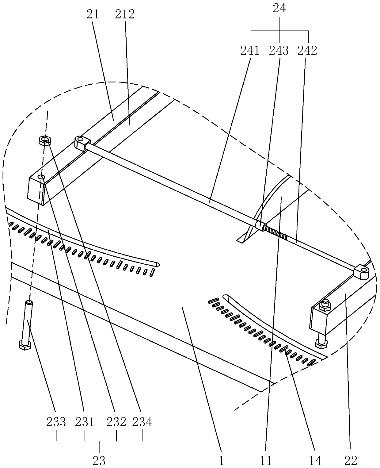 Positioning device for plate cutting machine