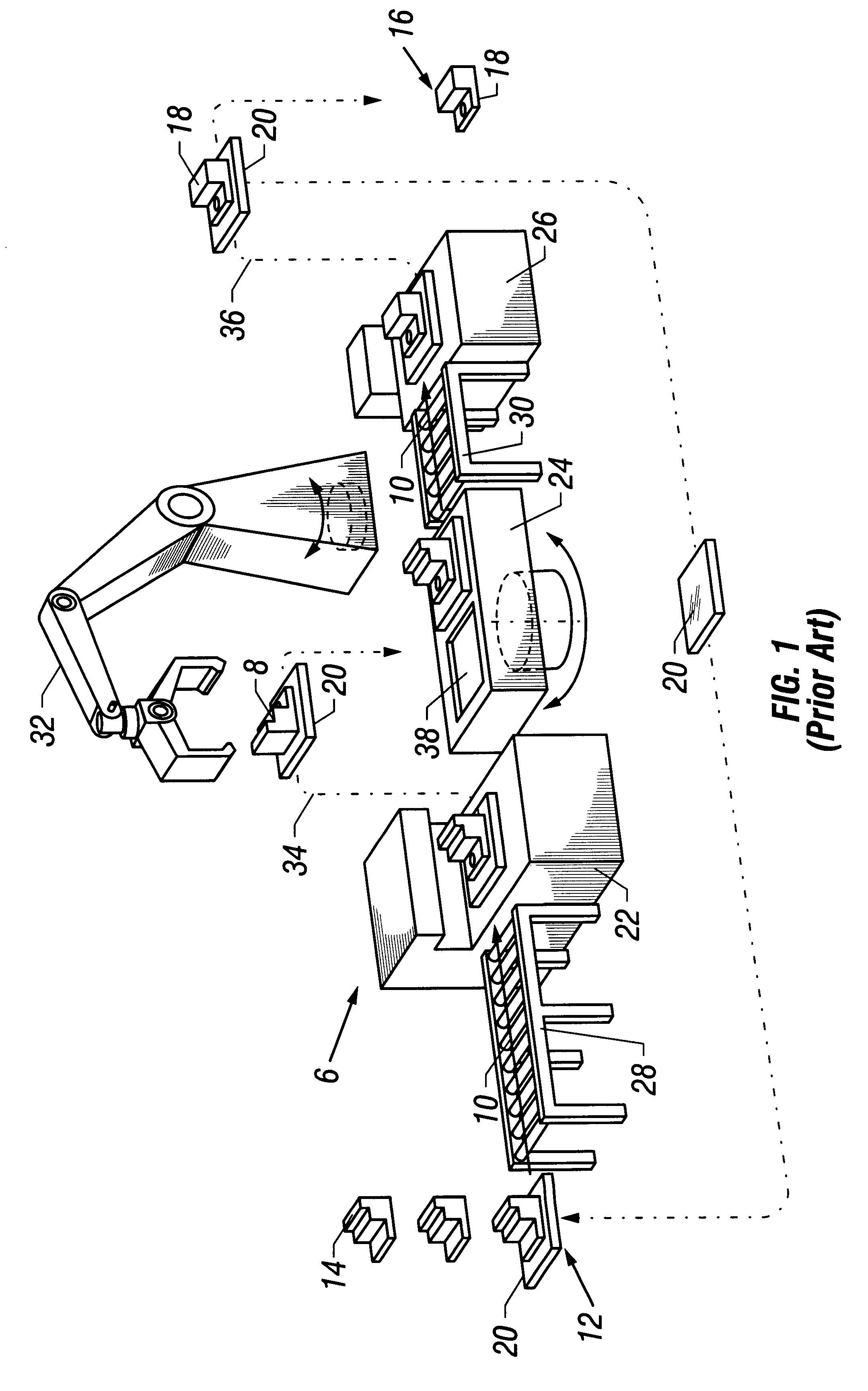 Method and apparatus for testing and controlling a flexible manufacturing system