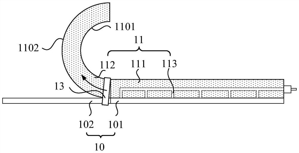 A bending fixture and bending method for a display panel