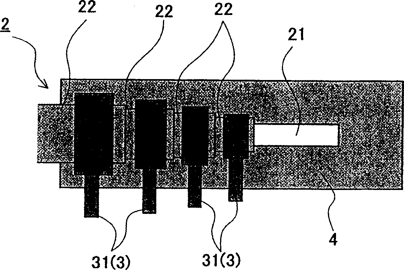 Terminal structure of direct electric current superconducting cable and dc superconducting cable line