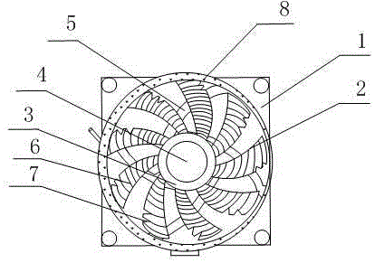 Noiseless fan facilitating heat dissipation