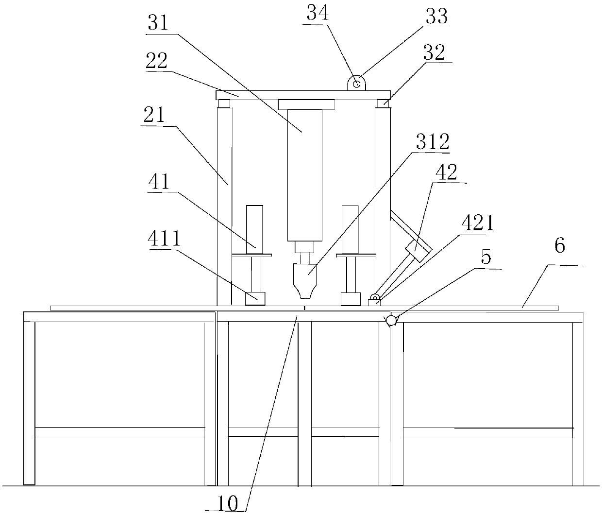 A kind of equipment for the splicing process of SGP film and the splicing process of SGP film