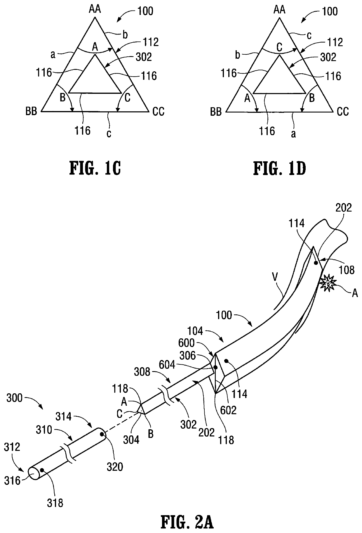 Orientable implantable device and method