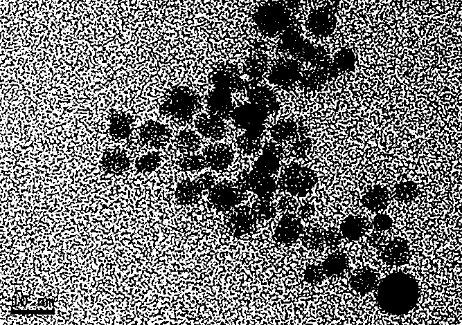 Mn element and Zn element-doped super-paramagnetic ferrite nanoparticles and preparation method thereof