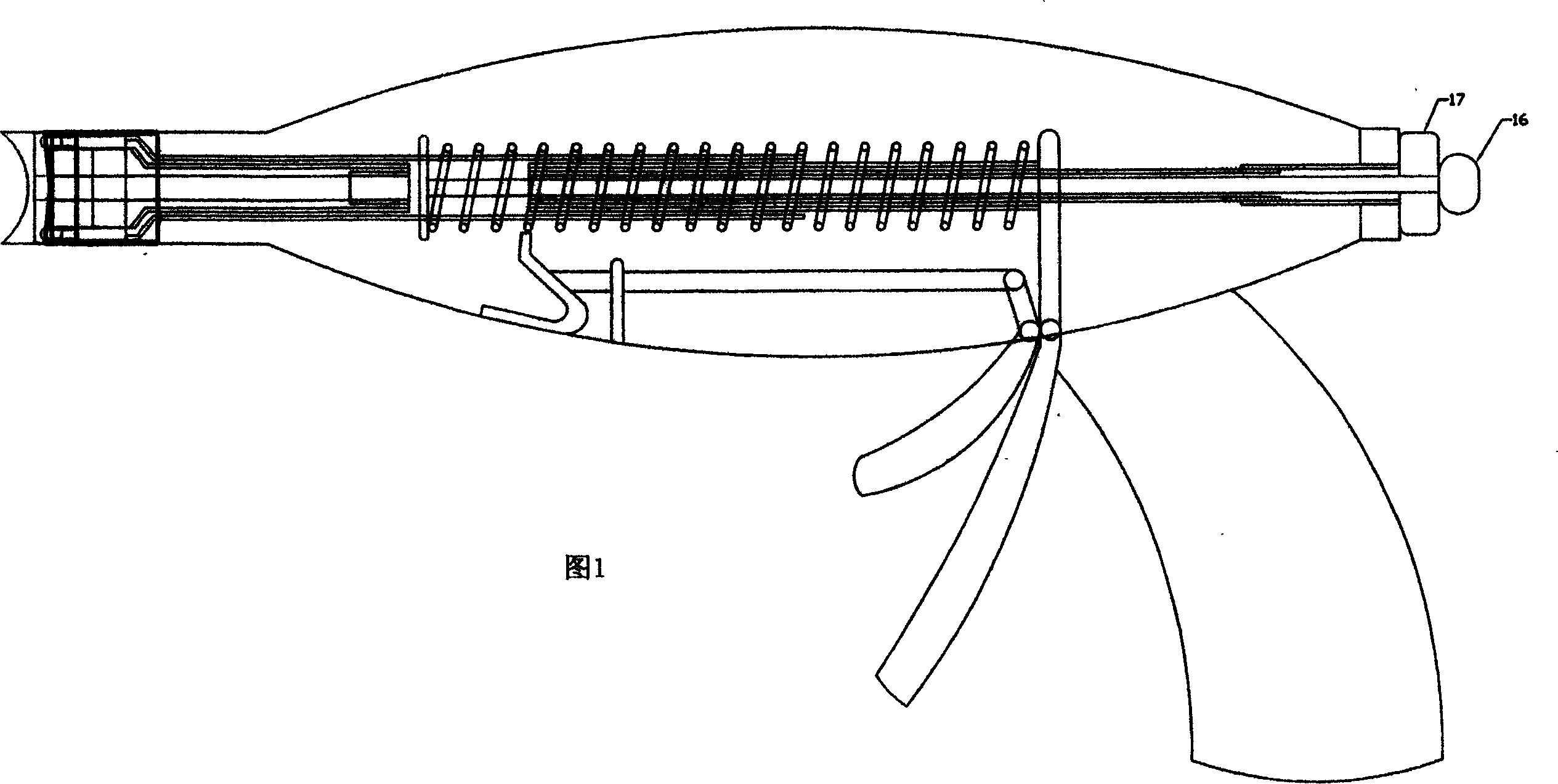 Disposable prepuce circularly cutting and suturing device
