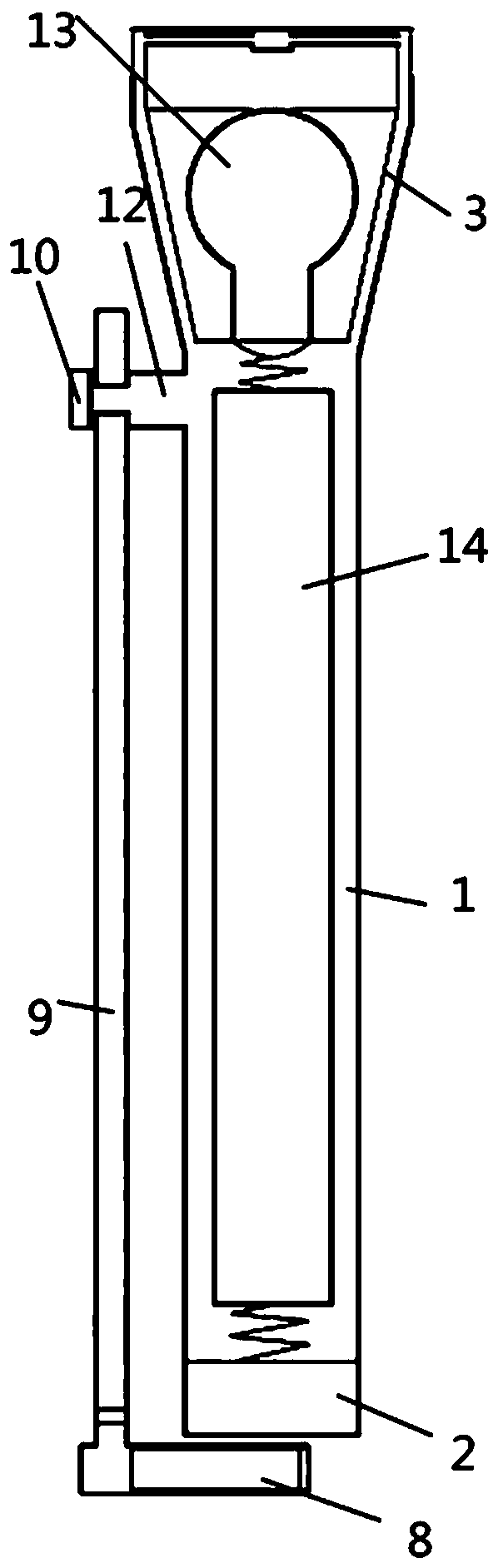 Flashlight for measuring pupil size