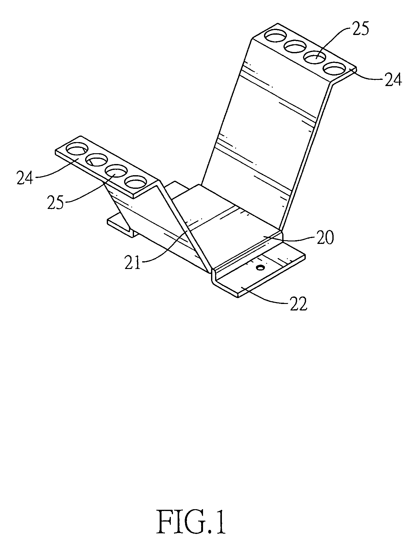 Supporting seat for supporting weight of heat dissipating fins to avoid deformation of heat dissipating tubes extending through the heat dissipating fins