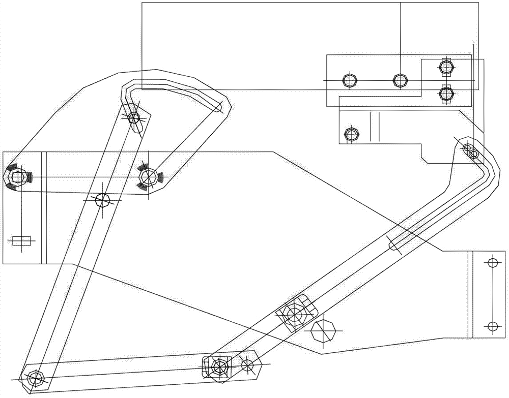 Vertical rotary high-voltage metal-enclosed switchgear valve mechanism