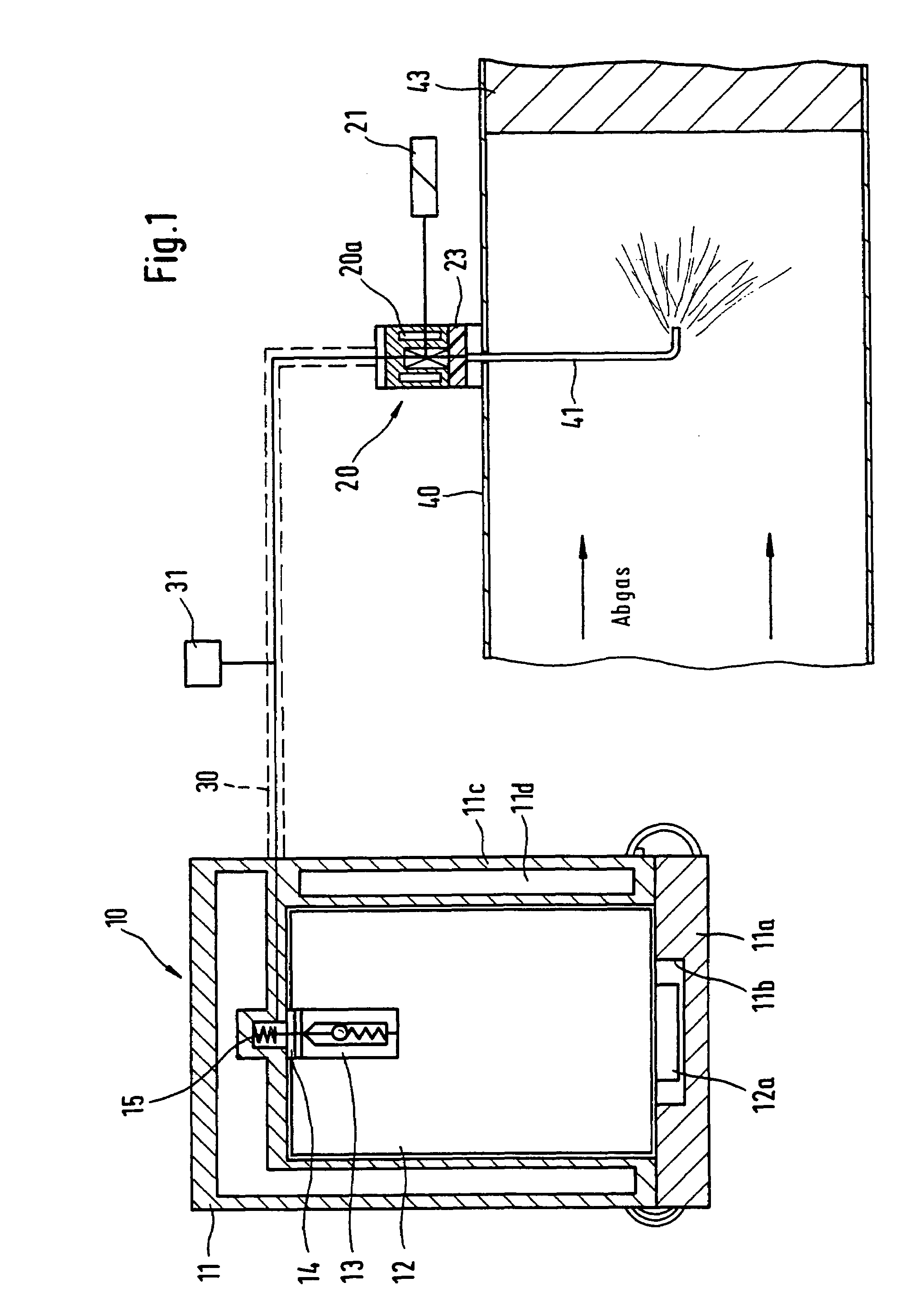 Method and device for storing and dosing a reducing agent